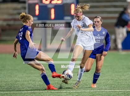 Thumbnail 2 in Bloomington South vs. Noblesville (IHSAA 4A State Final-editorial only) photogallery.