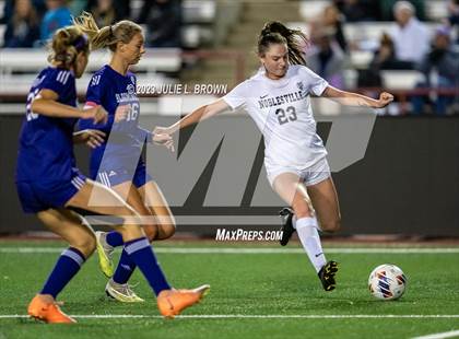 Thumbnail 2 in Bloomington South vs. Noblesville (IHSAA 4A State Final-editorial only) photogallery.