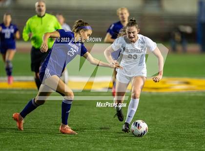 Thumbnail 1 in Bloomington South vs. Noblesville (IHSAA 4A State Final-editorial only) photogallery.