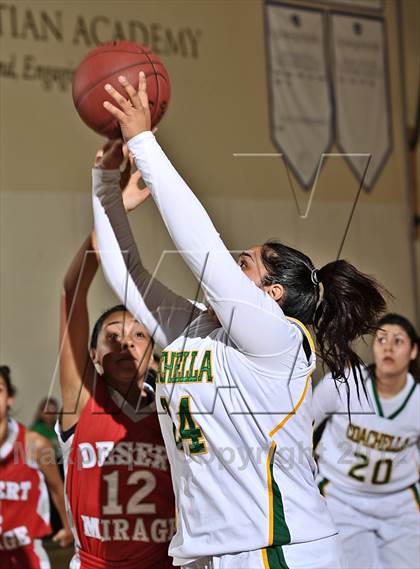 Thumbnail 2 in Desert Mirage vs Coachella Valley (MaxPreps Holiday Classic) photogallery.