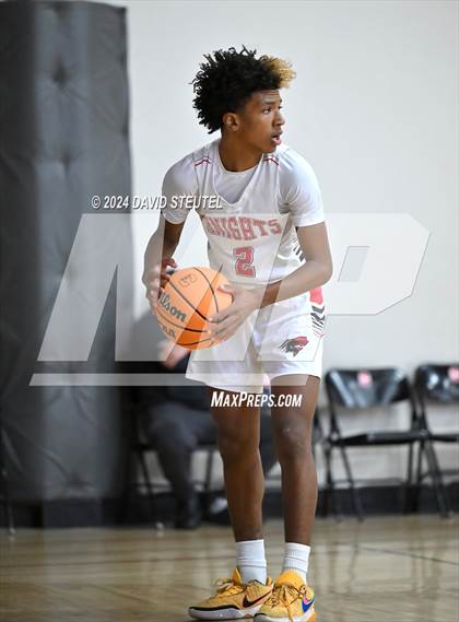 Thumbnail 3 in Leroy Greene Academy vs. Futures (Sac Adventist Holiday Invitational) photogallery.