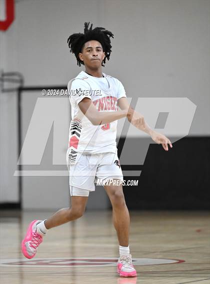 Thumbnail 1 in Leroy Greene Academy vs. Futures (Sac Adventist Holiday Invitational) photogallery.