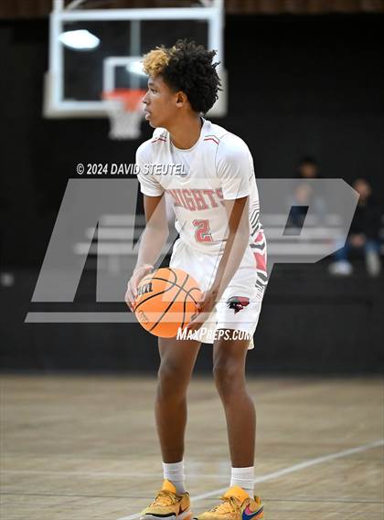 Thumbnail 2 in Leroy Greene Academy vs. Futures (Sac Adventist Holiday Invitational) photogallery.