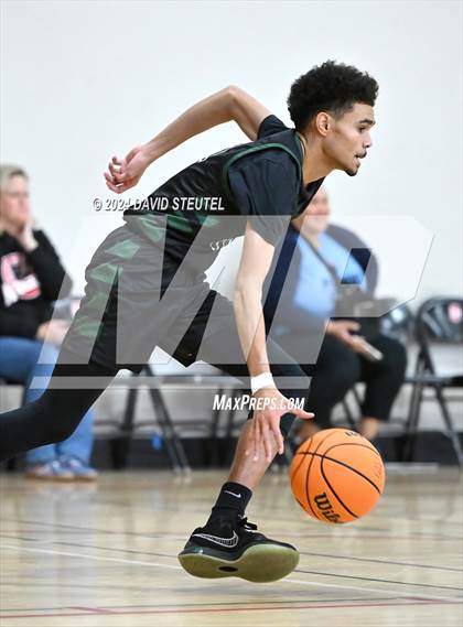 Thumbnail 3 in Leroy Greene Academy vs. Futures (Sac Adventist Holiday Invitational) photogallery.