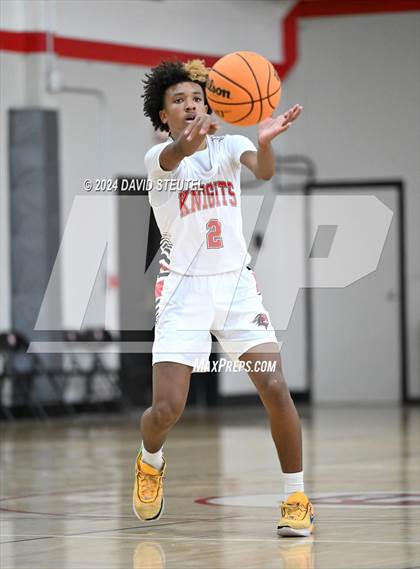Thumbnail 3 in Leroy Greene Academy vs. Futures (Sac Adventist Holiday Invitational) photogallery.