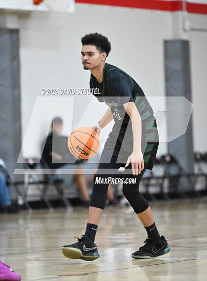 Thumbnail 2 in Leroy Greene Academy vs. Futures (Sac Adventist Holiday Invitational) photogallery.