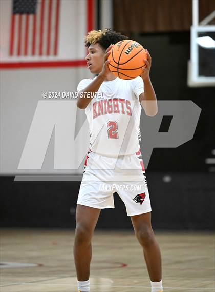 Thumbnail 2 in Leroy Greene Academy vs. Futures (Sac Adventist Holiday Invitational) photogallery.