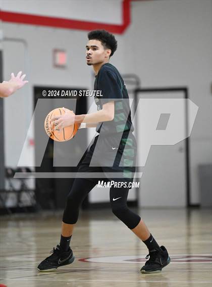 Thumbnail 2 in Leroy Greene Academy vs. Futures (Sac Adventist Holiday Invitational) photogallery.