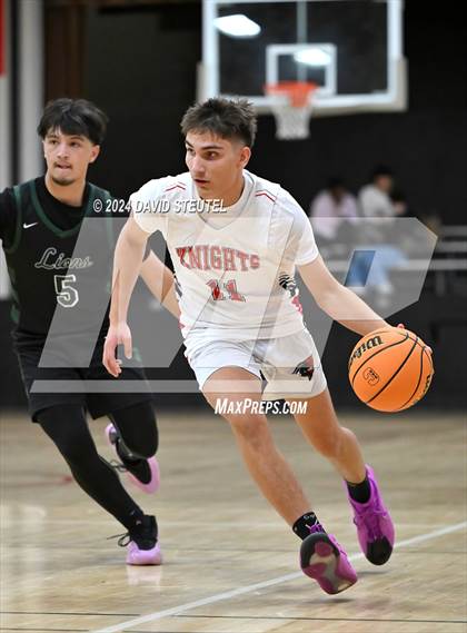 Thumbnail 2 in Leroy Greene Academy vs. Futures (Sac Adventist Holiday Invitational) photogallery.