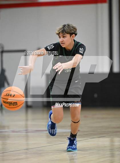 Thumbnail 1 in Leroy Greene Academy vs. Futures (Sac Adventist Holiday Invitational) photogallery.