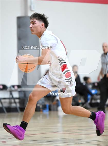Thumbnail 2 in Leroy Greene Academy vs. Futures (Sac Adventist Holiday Invitational) photogallery.