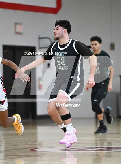 Thumbnail 1 in Leroy Greene Academy vs. Futures (Sac Adventist Holiday Invitational) photogallery.