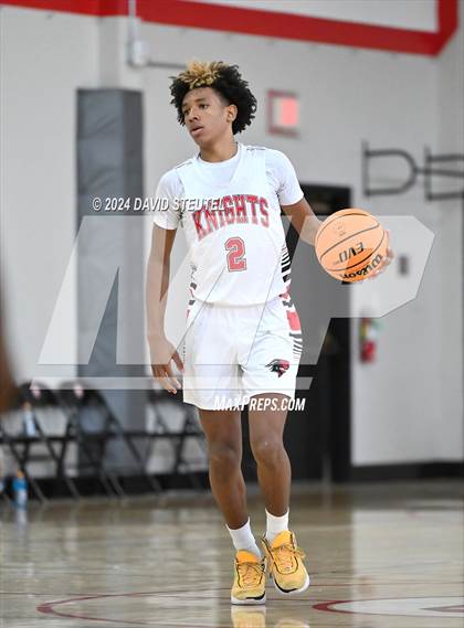 Thumbnail 3 in Leroy Greene Academy vs. Futures (Sac Adventist Holiday Invitational) photogallery.