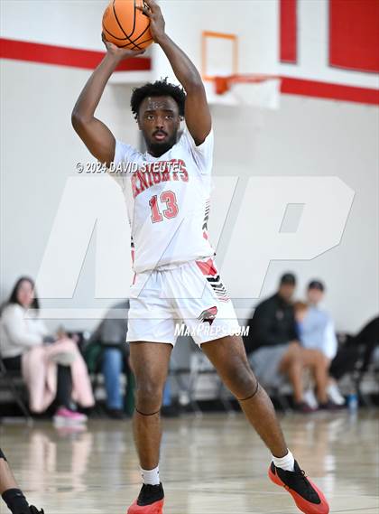 Thumbnail 3 in Leroy Greene Academy vs. Futures (Sac Adventist Holiday Invitational) photogallery.