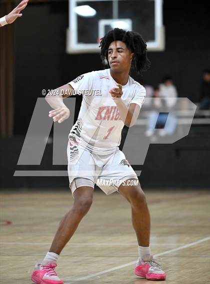 Thumbnail 2 in Leroy Greene Academy vs. Futures (Sac Adventist Holiday Invitational) photogallery.