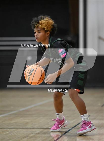 Thumbnail 3 in Leroy Greene Academy vs. Futures (Sac Adventist Holiday Invitational) photogallery.