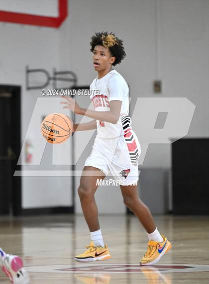 Thumbnail 1 in Leroy Greene Academy vs. Futures (Sac Adventist Holiday Invitational) photogallery.