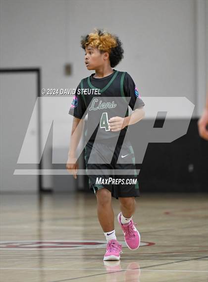 Thumbnail 2 in Leroy Greene Academy vs. Futures (Sac Adventist Holiday Invitational) photogallery.