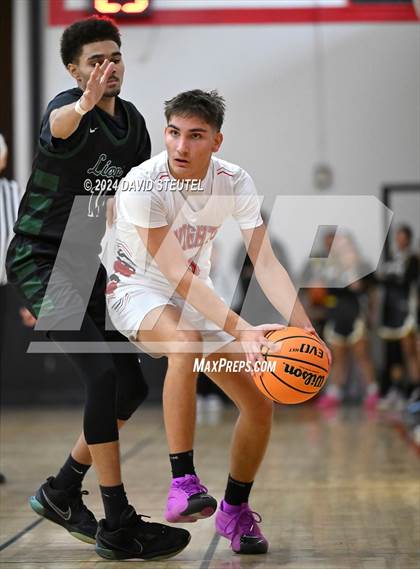 Thumbnail 1 in Leroy Greene Academy vs. Futures (Sac Adventist Holiday Invitational) photogallery.