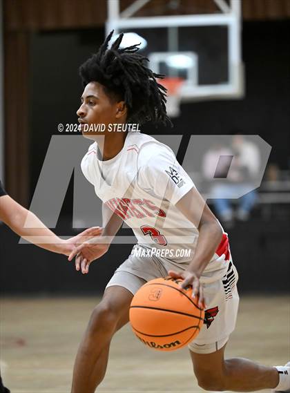 Thumbnail 3 in Leroy Greene Academy vs. Futures (Sac Adventist Holiday Invitational) photogallery.