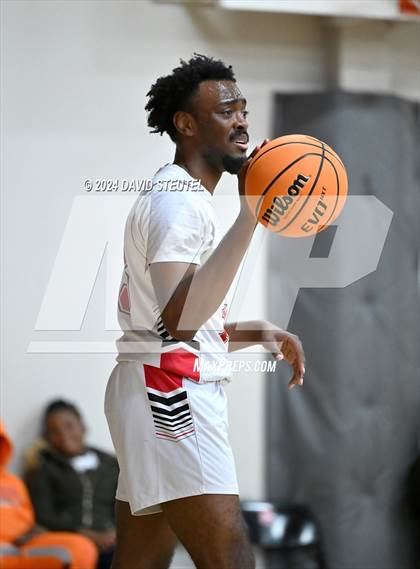 Thumbnail 3 in Leroy Greene Academy vs. Futures (Sac Adventist Holiday Invitational) photogallery.