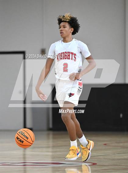 Thumbnail 1 in Leroy Greene Academy vs. Futures (Sac Adventist Holiday Invitational) photogallery.