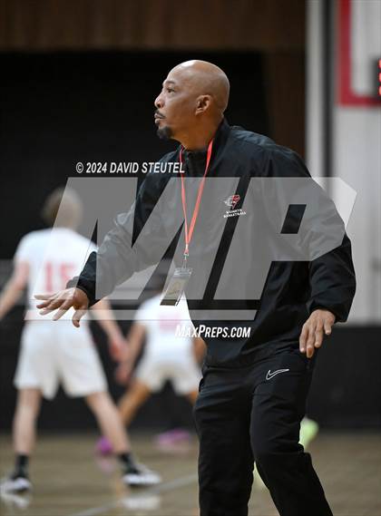 Thumbnail 2 in Leroy Greene Academy vs. Futures (Sac Adventist Holiday Invitational) photogallery.