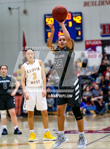 Thumbnail 2 in Canyon @ Clovis West (CIF Southern Regional Playoff)  photogallery.