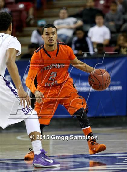 Thumbnail 2 in Sacramento vs Cosumnes Oaks (CIF SJS D2 Semifinal) photogallery.