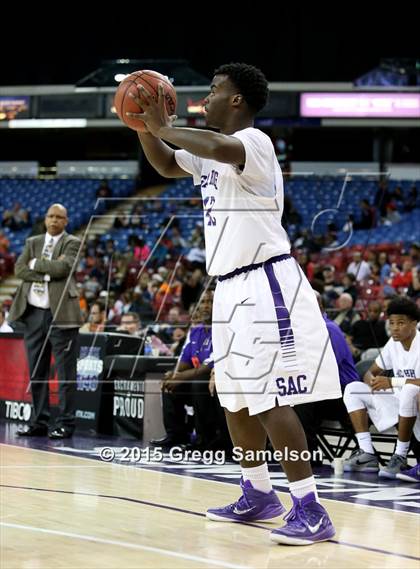 Thumbnail 3 in Sacramento vs Cosumnes Oaks (CIF SJS D2 Semifinal) photogallery.