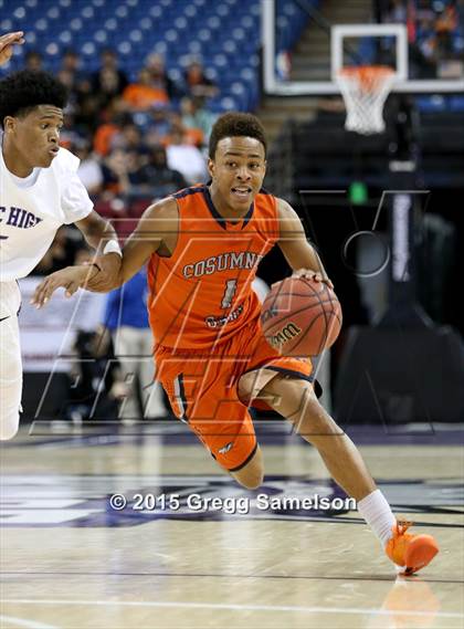 Thumbnail 1 in Sacramento vs Cosumnes Oaks (CIF SJS D2 Semifinal) photogallery.