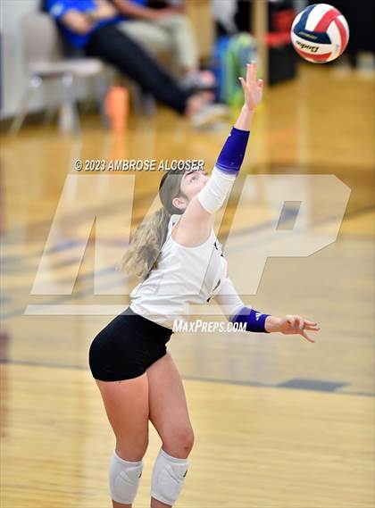 Thumbnail 3 in College Station vs. Grand Oaks (2023 KISD/CFISD Varsity Tournament) photogallery.