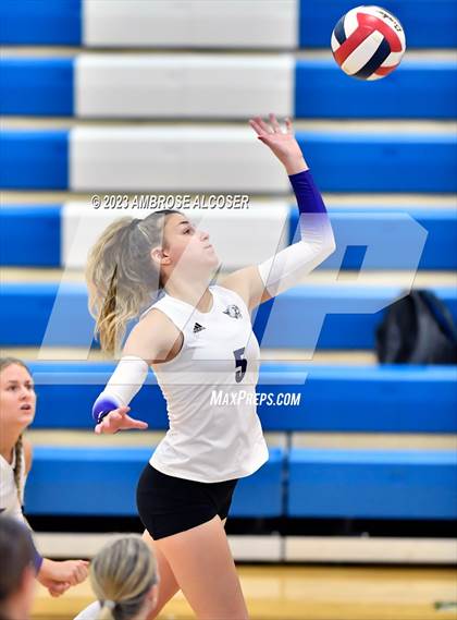Thumbnail 2 in College Station vs. Grand Oaks (2023 KISD/CFISD Varsity Tournament) photogallery.