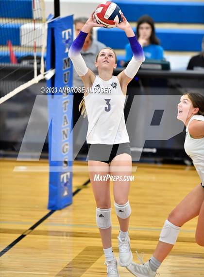 Thumbnail 3 in College Station vs. Grand Oaks (2023 KISD/CFISD Varsity Tournament) photogallery.