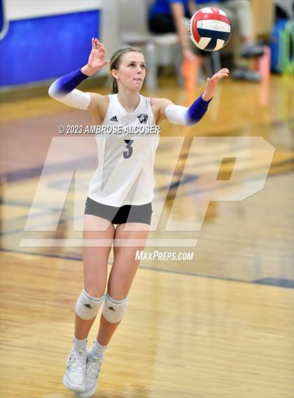 Thumbnail 3 in College Station vs. Grand Oaks (2023 KISD/CFISD Varsity Tournament) photogallery.