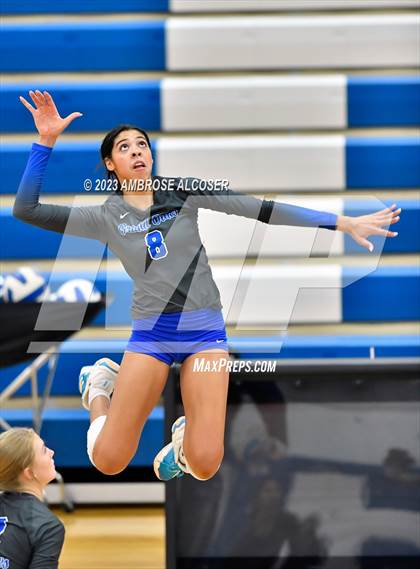 Thumbnail 3 in College Station vs. Grand Oaks (2023 KISD/CFISD Varsity Tournament) photogallery.