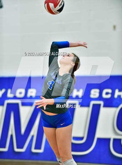 Thumbnail 3 in College Station vs. Grand Oaks (2023 KISD/CFISD Varsity Tournament) photogallery.
