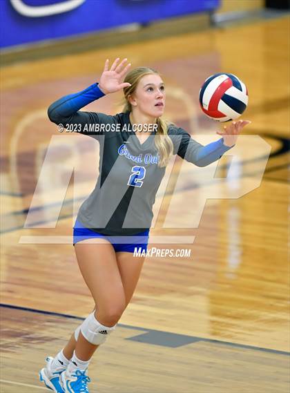 Thumbnail 3 in College Station vs. Grand Oaks (2023 KISD/CFISD Varsity Tournament) photogallery.