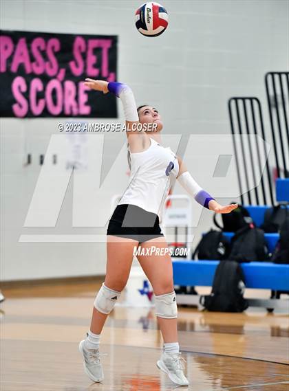 Thumbnail 2 in College Station vs. Grand Oaks (2023 KISD/CFISD Varsity Tournament) photogallery.