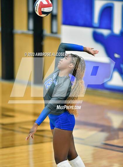 Thumbnail 3 in College Station vs. Grand Oaks (2023 KISD/CFISD Varsity Tournament) photogallery.