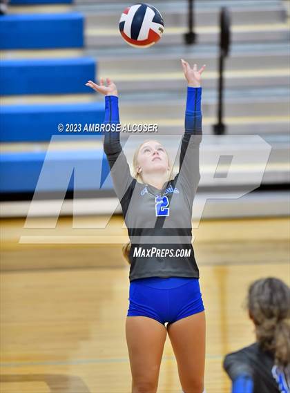 Thumbnail 2 in College Station vs. Grand Oaks (2023 KISD/CFISD Varsity Tournament) photogallery.
