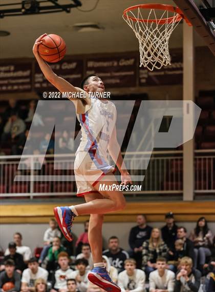 Thumbnail 1 in Idaho State All Star Game Slam Dunk Contest 2022 photogallery.