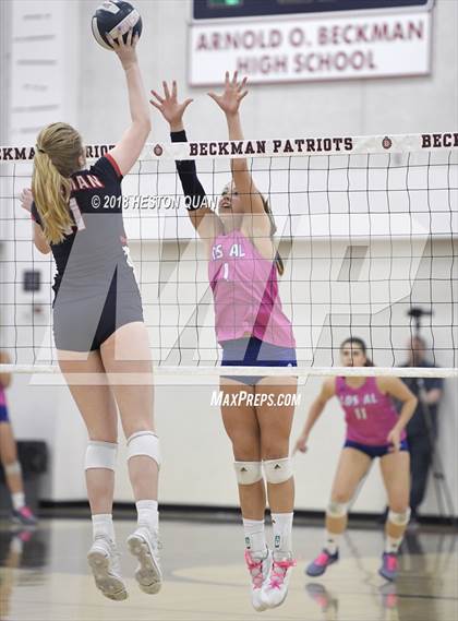 Thumbnail 2 in Los Alamitos @ Beckman (CIF-SS D2 Playoff) photogallery.