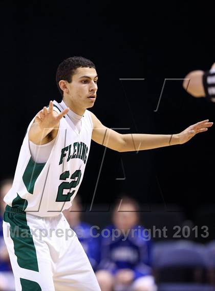 Thumbnail 2 in Fleming vs. Norwood (CHSAA 1A Consolation) photogallery.