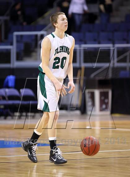 Thumbnail 3 in Fleming vs. Norwood (CHSAA 1A Consolation) photogallery.