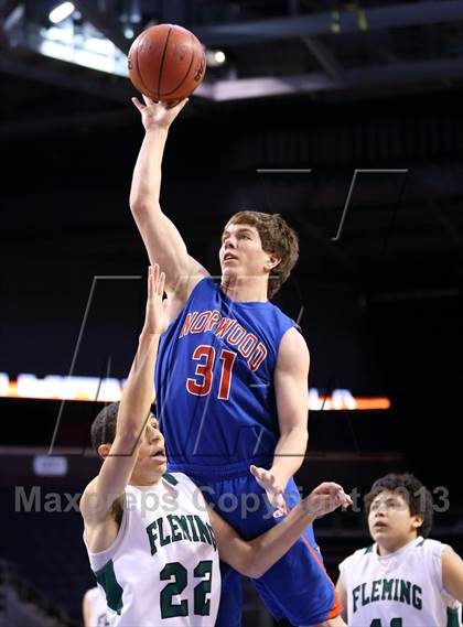 Thumbnail 2 in Fleming vs. Norwood (CHSAA 1A Consolation) photogallery.