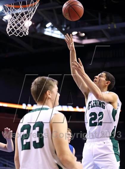 Thumbnail 2 in Fleming vs. Norwood (CHSAA 1A Consolation) photogallery.