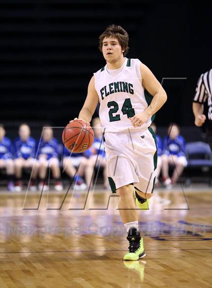 Thumbnail 2 in Fleming vs. Norwood (CHSAA 1A Consolation) photogallery.