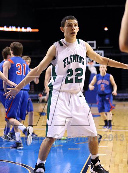 Thumbnail 2 in Fleming vs. Norwood (CHSAA 1A Consolation) photogallery.