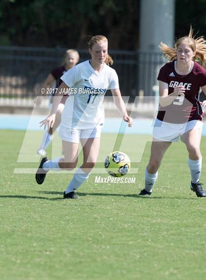 Thumbnail 3 in Girls Prep vs Grace Baptist Academy photogallery.
